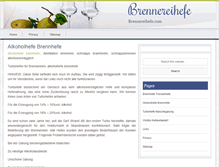 Tablet Screenshot of brennereihefe.com